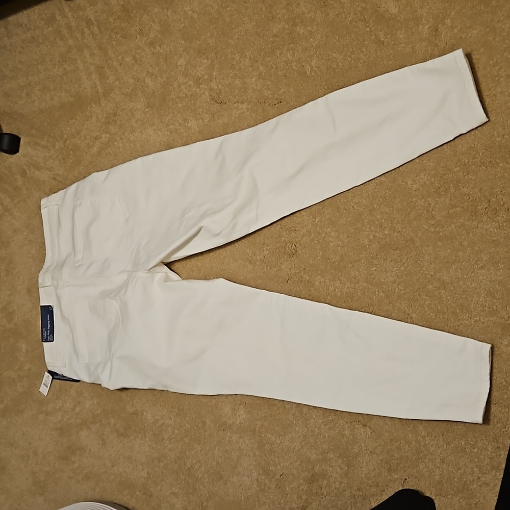 Talbots women white jeans size 12